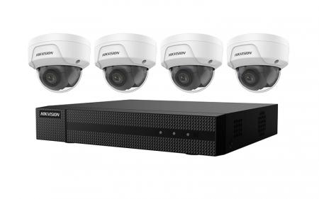 Hikvision IP Security Camera Kit 4 Channel 4K NVR with 4 x 4MP Dome Cameras