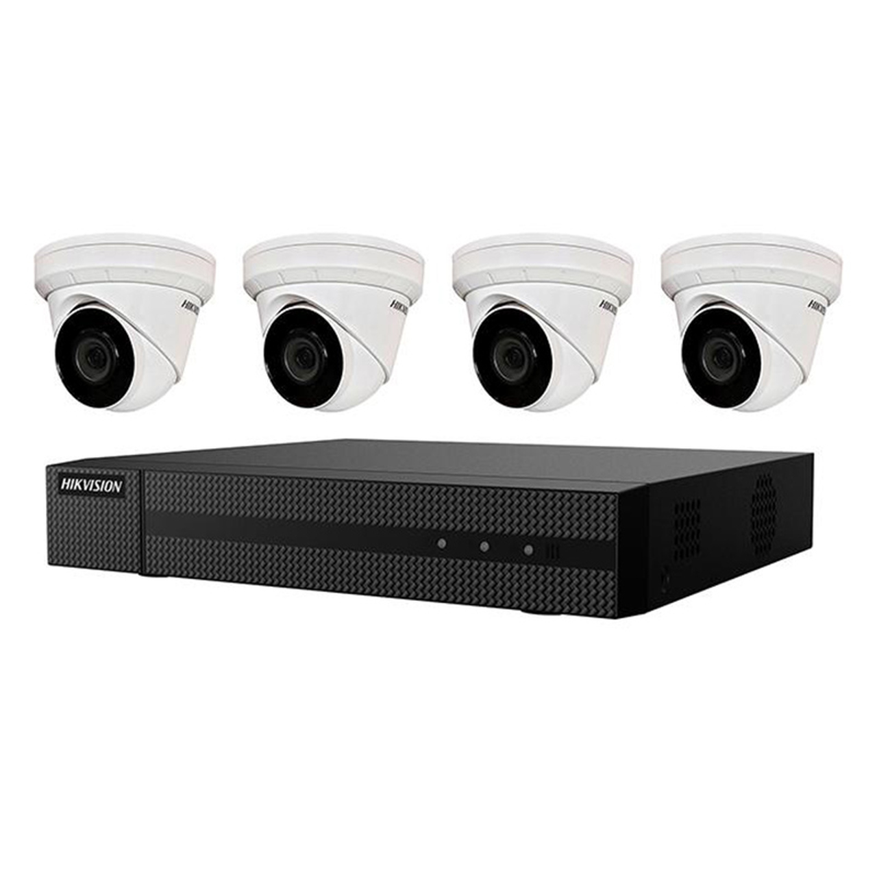 Hikvision IP Security Camera Kit 4 Channel 4K NVR with 4 x 4MP Dome Cameras